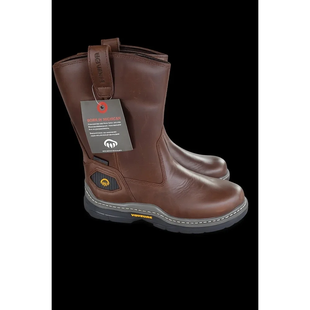 Wolverine Men's Raider DuraShocks waterproof wellington Steeltoe boots 9.5M